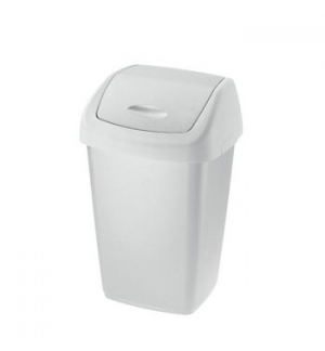 Papeleira Tampa Basculante 25 Litros Branco 
