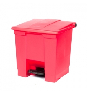 Contentor c/Pedal 30 Litros Vermelho 