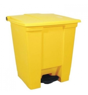 Contentor c/Pedal 30 Litros Amarelo 
