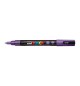 Marcador Uniball Posca PC-3ML 0,9mm Violeta Glitter (L5) 1un