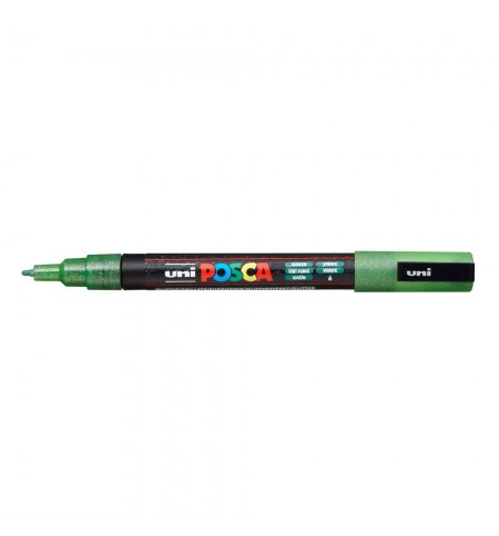Marcador Uniball Posca PC-3ML 0,9mm Verde Glitter (L3) 1un