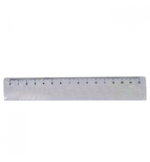 Regua Plastico 15cm - 1un 