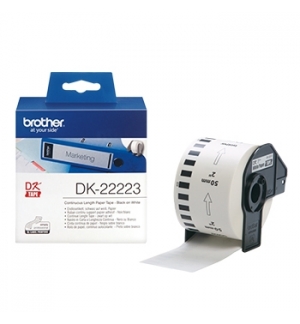 Rolo de papel contnuo autocolante (branco) 29mmx3048mts 