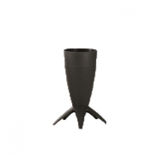 Porta Guarda Chuvas cone em PP Preto 