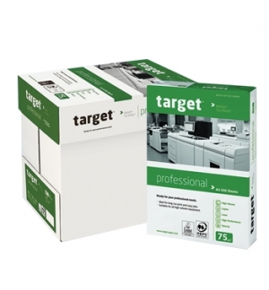 Papel Fotocopia A4 75gr Target Professional 5x500Folhas 