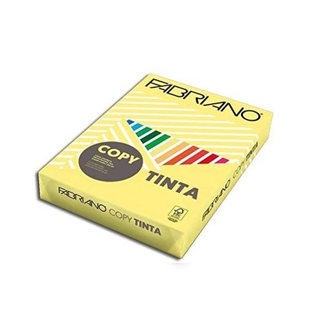 Papel Fotocopia Amarelo Canario c Tinta A4 80g 1x500Fls