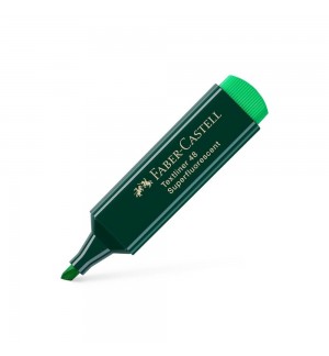 Marcador Fluorescente Verde Textliner 48 Faber 10un