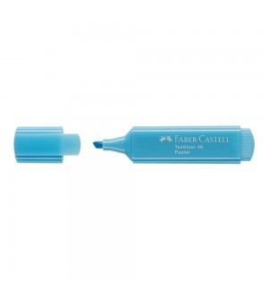 Marcador Fluorescente Azul Cl Pastel Textliner 46 Faber 10un