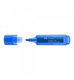 Marcador Fluorescente Azul Textliner 46 Faber 10un