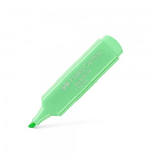Marcador Fluorescente Verde Pastel Textliner 46 Faber 10un