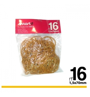 Elasticos 15x70mm (N16) 100gr 