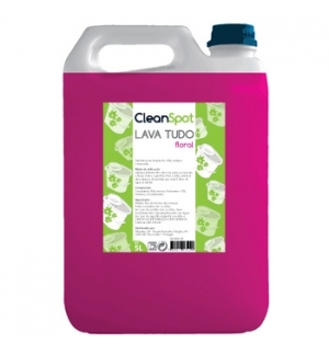 Detergente Lava Tudo Floral Cleanspot (5 Litros)