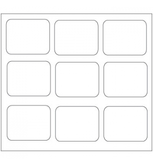 Etiquetas 46x37mm Markin Cod 35 10 Folhas 90un 