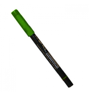 Marcador Perm Medio (CD/Acetatos) UMS1 Verde-Pack10un 