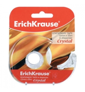Fita Adesiva Cristal C/Dispensador 12mmx25mts - 1un