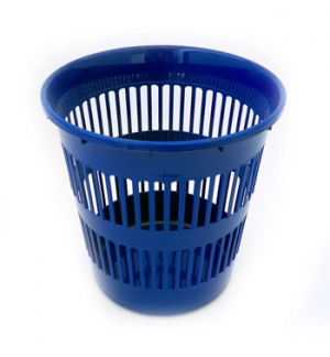Cesto Papeis Plastico Azul 15 Litros 