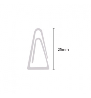 Clips N 03 25mm Triangular cx100 - 1un 