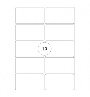 Cartoes Visita InkJet-Laser Matte 250gr 89x51mm Apli (100un)