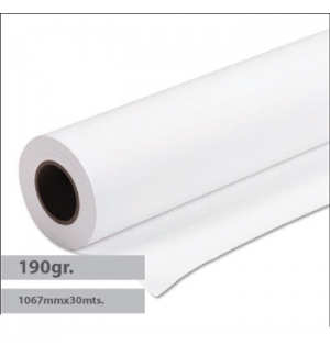 Papel Plotter Foto Glossy 190gr 1067mmx30mts - 1 Rolo 