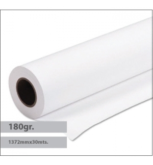 Papel Plotter Revestido Premium 180gr 1372mmx30mts - 1 Rolo 