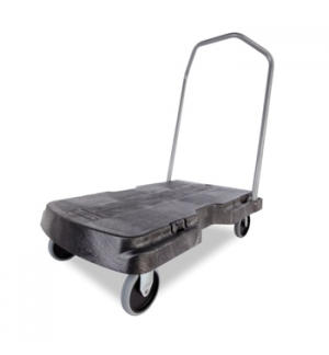 Plataforma Movel Triple Trolley 83x52cm capacid 181Kg Preto