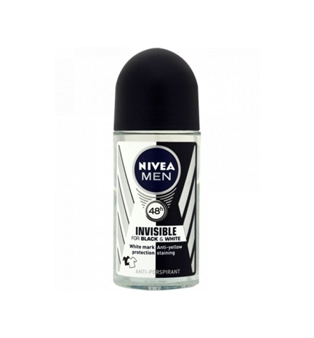 Desodorizante Roll-On NIVEA Men Black White Invisible 50ml