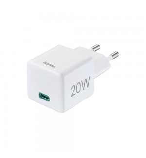 Carregador USB-C PD/QC 20W Rápido Mini-charger Branco