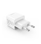 Carregador USB-C PD/QC/GaN 30W Rápido Mini-charger Branco