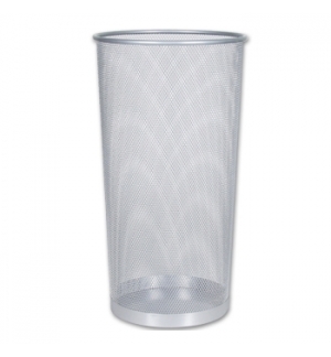 Porta Guarda Chuvas metalico de rede Prata 226 Litros 