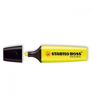 Marcador Fluorescente Stabilo Boss Amarelo 70/24 Cx 10un 