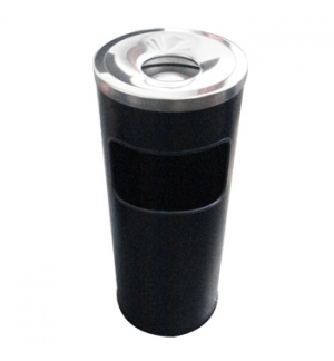 Papeleira e Cinzeiro Exterior 17 litros Preto 