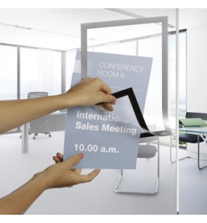 Bolsa Adesiva Duraframe 148x210mm Cinza Pack 2un