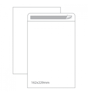 Envelopes Saco Branco 162X229mm 90gr Autodex Cx500un 