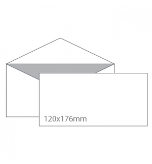 Envelopes Branco 120X176mm Cx500un 