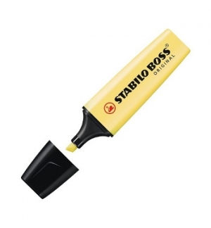 Marcador Fluorescente Stabilo Boss Pastel Amarelo 70/144 10u