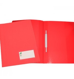 Classificador Plast.Capa Opaca Roma263.04 Vermelho-Pack 10