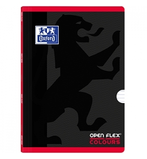 Caderno Agrafado A4 Pautado Colours Openflex Vermelho 1un