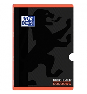 Caderno Agrafado Oxford Colours Openflex A4 Pautado Coral