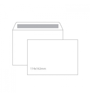 Envelopes 114x162mm CX500Un AUTODEX Branco C6 90gr 