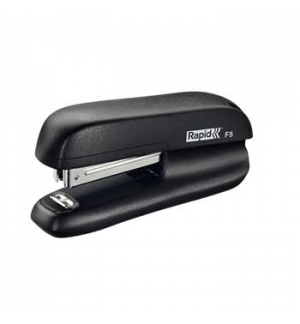 Mini Agrafador N10 para 10 Folhas Rapid F5 Preto 