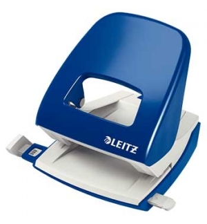 Furador Leitz 5008 25mm c/Regua 25 Folhas Azul 