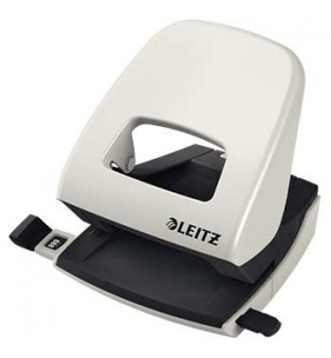 Furador Leitz 5008 25mm c/Regua 25 Folhas Cinza 