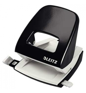 Furador Leitz 5008 25mm c/Regua 25 Folhas Preto 
