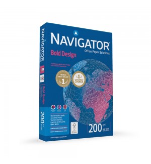 Papel 200gr Fotocopia A4 Navigator Bold Design 1x150Fls