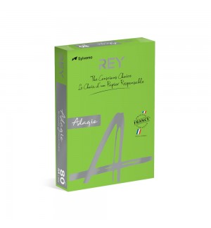 Papel Fotocopia Verde Intenso Adagio(cd52)A4 80gr  1x500Fls
