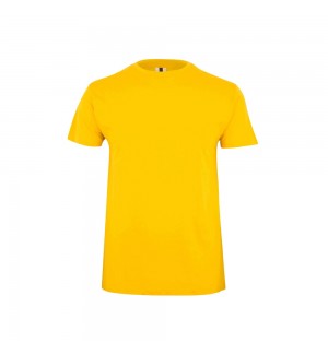 T-Shirt Adulto Algodão 155g Amarelo Tamanho L