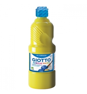 Guache Líquido Acrílico Amarelo Giotto 500ml