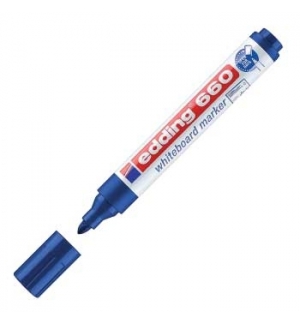 Marcador Quadros Brancos Azul 1,5-3mm Edding 660 1un