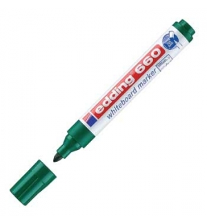 Marcador Quadros Brancos Verde 1,5-3mm Edding 660 1un