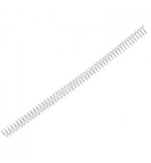 Argolas Espiral Metálicas Passo 5:1 20mm Prata 100un